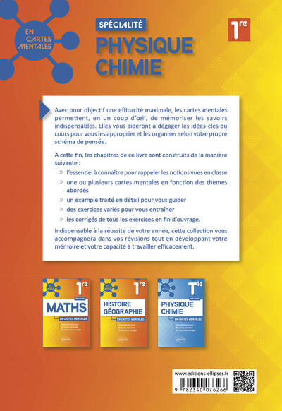 Spécialité Physique-Chimie en cartes mentales 1re