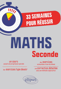 33 semaines pour réussir les Maths en 2de