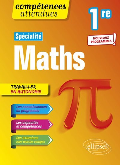 Spécialité Mathématiques - Première - Nouveaux programmes