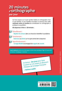 20 minutes d'orthographe par jour
