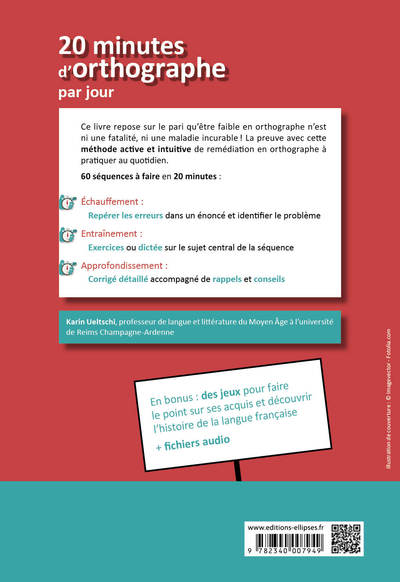 20 minutes d'orthographe par jour