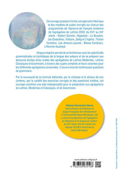 Grammaire et stylistique - Agrégation de lettres 2020