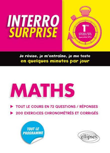 Interro Surprises Maths 1res STI2D/STL Spécialité SPCL
