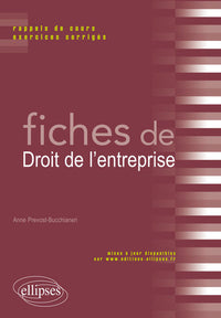 Fiches de droit de l'entreprise