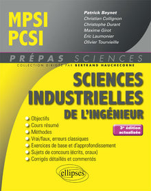 Sciences industrielles de l'ingénieur MPSI - PCSI