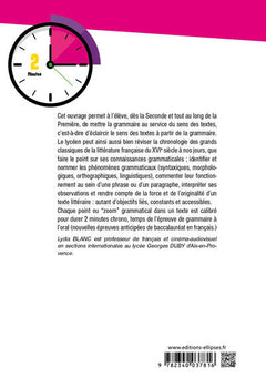 La grammaire au bac français