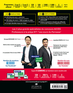 Le Grand Manuel du concours ACCES (écrits + oraux) - 120 fiches, 12 tests, 1000 questions + corrigés en vidéo