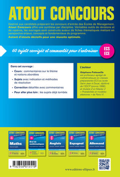 Maths ECS ECE Em Lyon EDHEC Ecricome +60 Sujets Corrigés Commentés