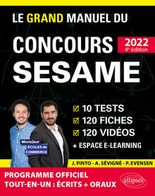 Le Grand Manuel du concours SESAME
