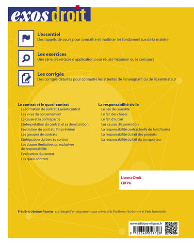 Droit des obligations: 41 exercices d'application