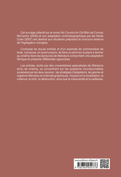 Agrégation anglais 2022. No Country for Old Men (Cormac McCarthy, Ethan et Joel Coen)