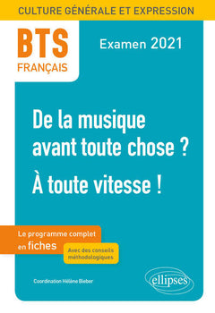 De la musique avant toute chose ? - À toute vitesse ! - Examen 2021