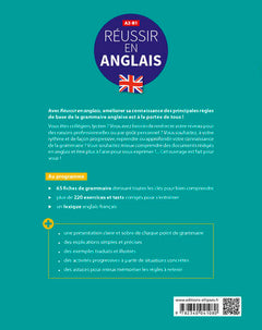 Réussir en anglais - Toutes les clés pour reprendre, acquérir ou approfondir les principales règles de la grammaire anglaise - A2-B1