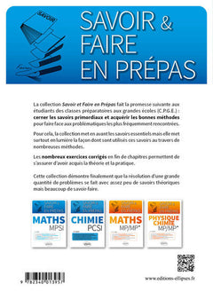 Savoir & faire en prépas physique chimie MPSI