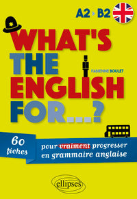 What's the english for...?