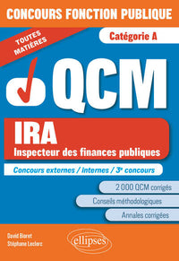 L'épreuve de QCM au concours des IRA et Inspecteur des finances publiques