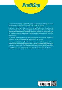 Littérature, philosophie, culture générale. Prépa ECG. Thème concours 2023. Le monde