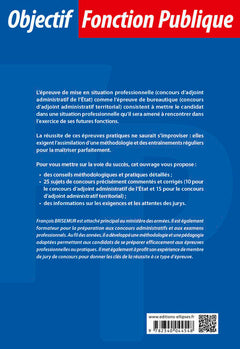 L’épreuve professionnelle / pratique d’adjoint administratif étatique ou territorial