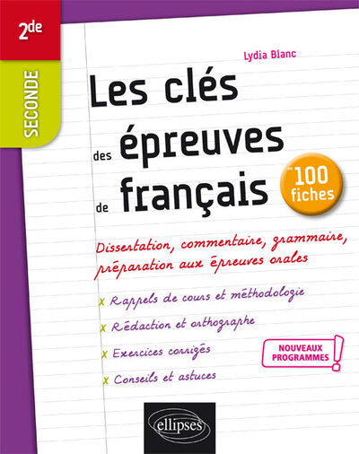 Les clés des épreuves de français en 50 fiches