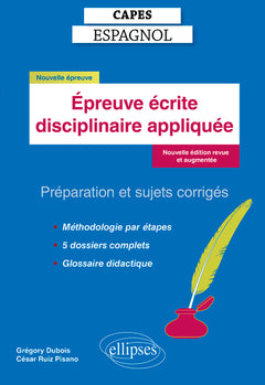 Capes Espagnol - Epreuve écrite disciplinaire appliquée