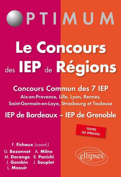 Le concours des IEP de régions