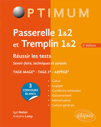 Réussir les tests aux concours Passerelle 1&2 et Tremplin 1&2