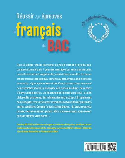 Réussir aux épreuves de français du bac