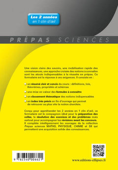 Formulaire PTSI/PT Maths -Physique-chimie - SII