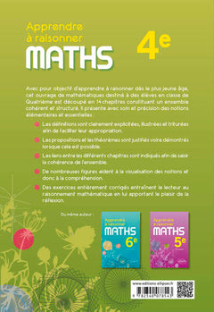 Apprendre à raisonner - Mathématiques - Quatrième