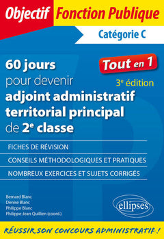 60 jours pour devenir adjoint administratif territorial principal de 2e classe