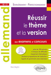 Réussir le thème et la version aux examens et aux concours