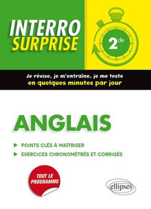 Interro surprise anglais seconde