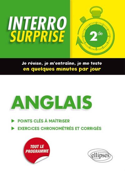 Interro surprise anglais seconde