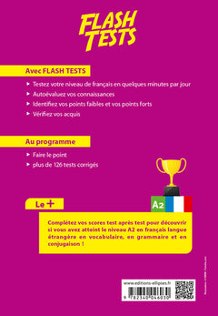 FLE (français langue étrangère). Flash Tests. A2. Testez votre niveau de français !