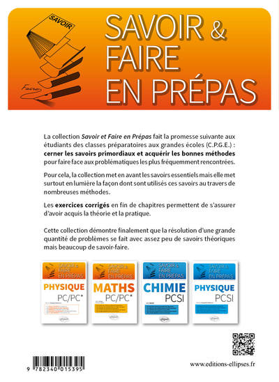 Savoir & Faire en Prépas Chimie PC/PC*
