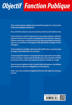 60 jours pour devenir adjoint administratif territorial principal de 2e classe