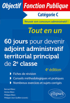 60 jours pour devenir adjoint administratif territorial principal de 2e classe