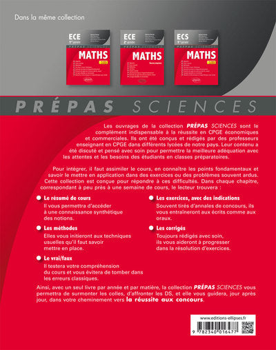 Mathématiques ECS 2e année