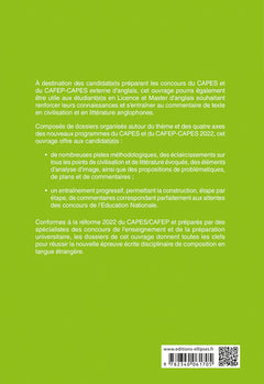Capes Anglais. Épreuve écrite disciplinaire. Session 2022