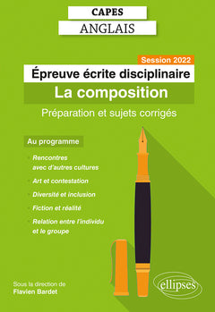 Capes Anglais. Épreuve écrite disciplinaire. Session 2022