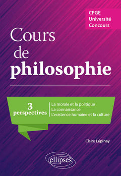 Cours de philosophie. Trois perspectives. CPGE, Université, concours