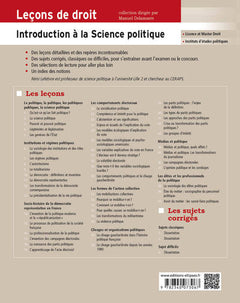 Leçons d'introduction à la science politique