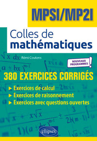 Colles de mathématiques - MPSI/MP2I