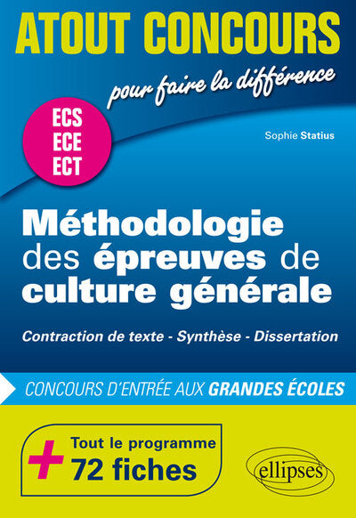 Méthodologie des épreuves de culture générale aux concours d'entrée des écoles de commerce