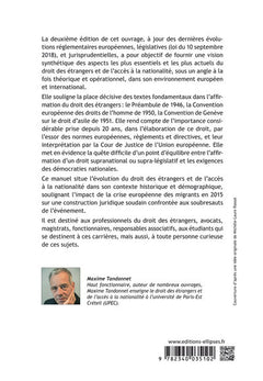 Droit des étrangers et de l'accès à la nationalité