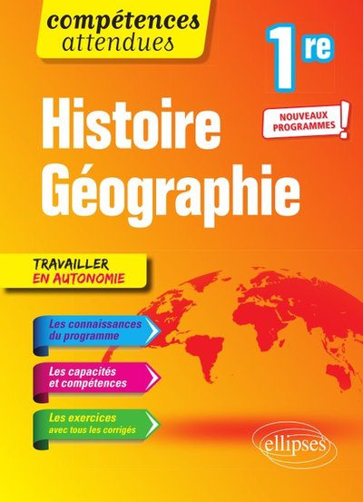 Histoire-géographie - Première - Nouveaux programmes