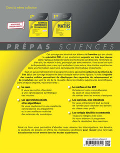 Spécialité Numérique et sciences informatiques - Première