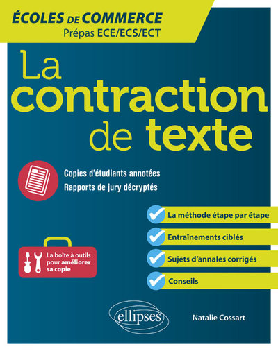La contraction de texte. Écoles de commerce