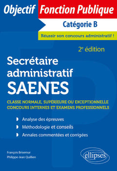 Secrétaire administratif SAENES de classe normale, supérieure ou exceptionnelle