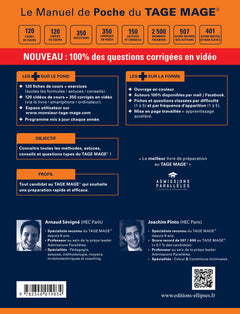 Le Manuel de poche du Tage Mage® - 120 fiches de cours, 350 questions + corrigés en vidéo